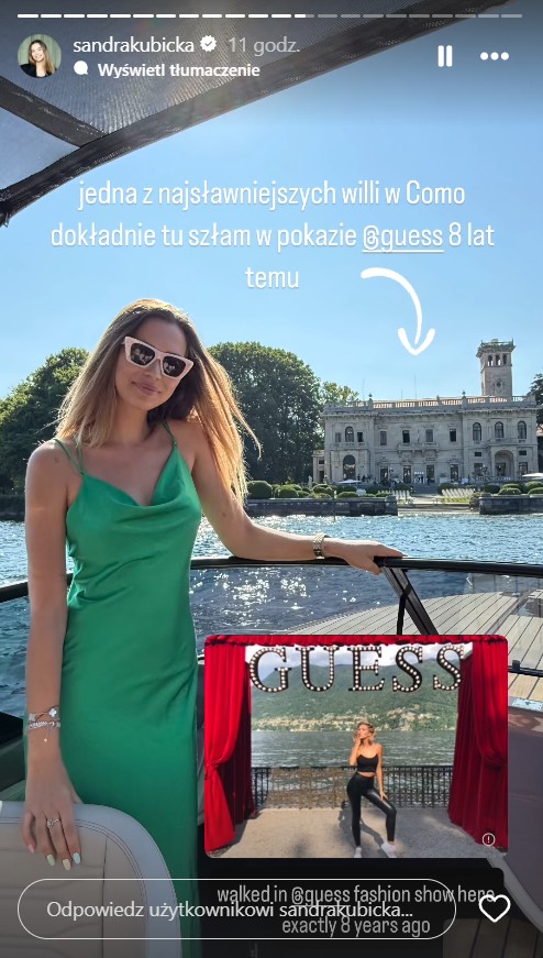 Sandra Kubicka i Baron na rodzinnych wakacjach