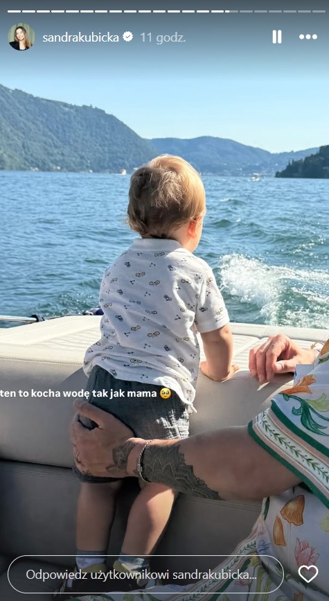 Sandra Kubicka i Baron na rodzinnych wakacjach